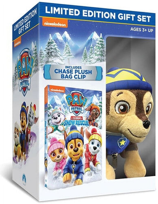 Paw Patrol: Great Snow Rescue ((Include Chase plush bag clip) DVD