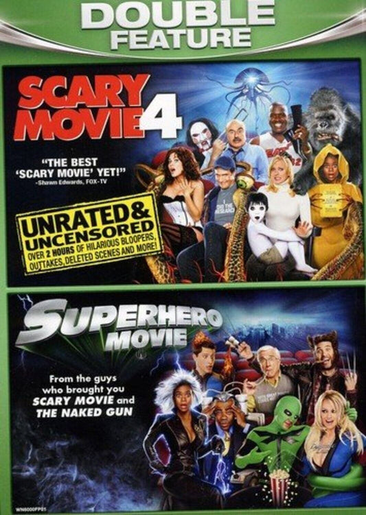 Scary Movie 4 / Superhero Movie Double Feature (DVD) BRAND NEW