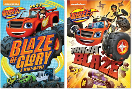 Blaze and the Monster Machines Nick Jr. 2-Movie DVD Collection: Blaze of Glory: A Mini-Movie / Ninja Blaze