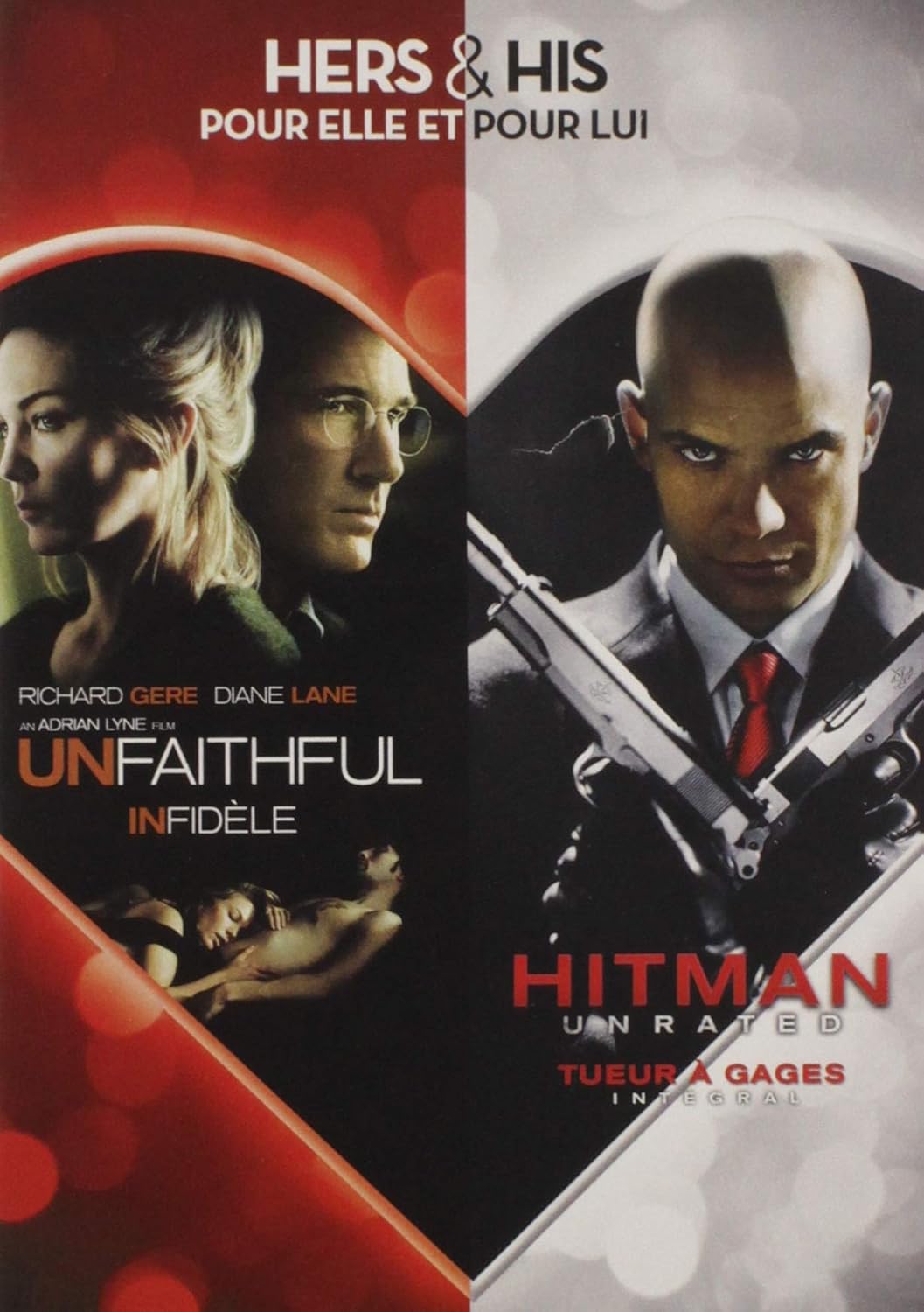 Unfaithful / Hitman: Unrated (Hers and His Feature) Region 1/A