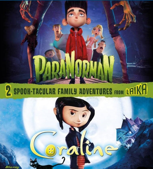 CORALINE / PARANORMAN (BLU-RAY) BRAND NEW!!!