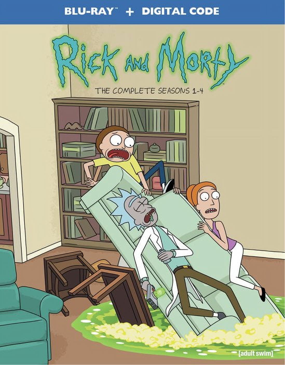 Warner Brothers Rick and Morty: Seasons 1-4 (Blu-ray)