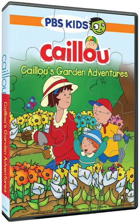 CAILLOU: CAILLOU'S GARDEN ADVENTURE & PUZZLE (DVD) NEW!!!