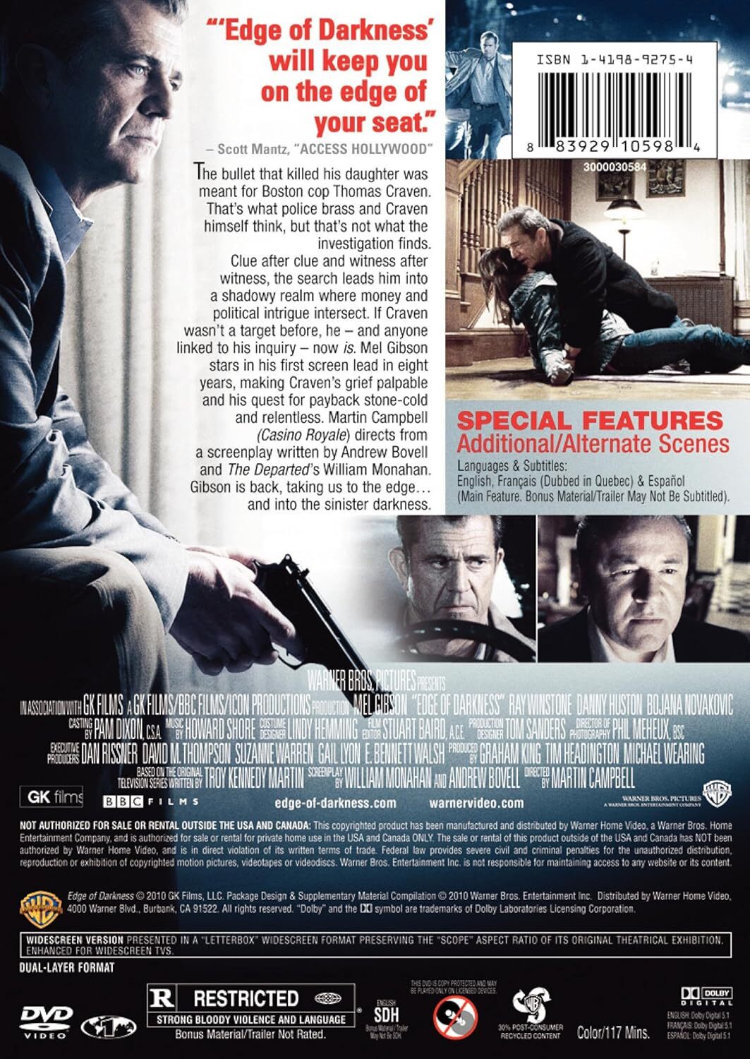 Edge of Darkness (DVD) BRAND NEW!!! & SEALED!!!