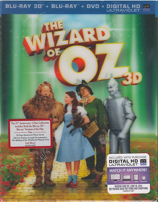 The Wizard of Oz - 75th Anniversary Edition [BLU-RAY 3D - BLU-RAY - DVD]