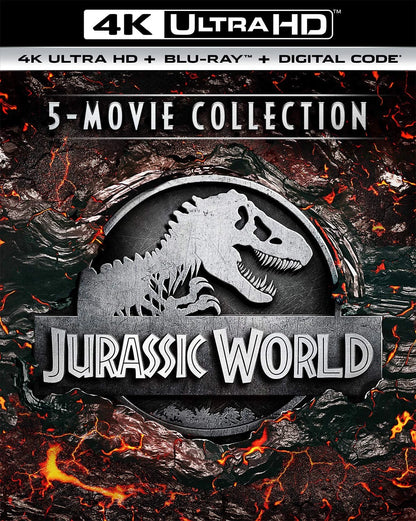 JURASSIC WORLD 5 MOVIE COLLECTION (4K ULTRA HD & BLURAY) BOX SET BRAND NEW