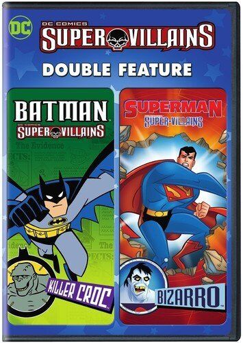 DC Super Villains, Batman: Killer Croc & Superman (DVD) BRAND NEW!!!