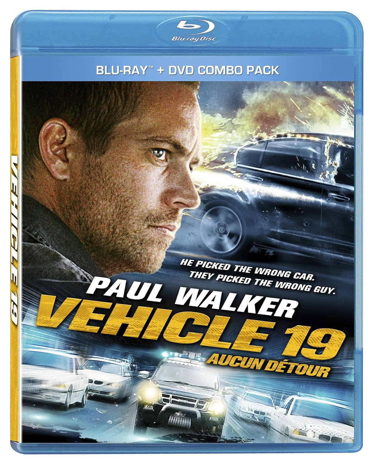 Vehicle 19 - Paul Walker (Blu-ray + DVD) Brand New!!