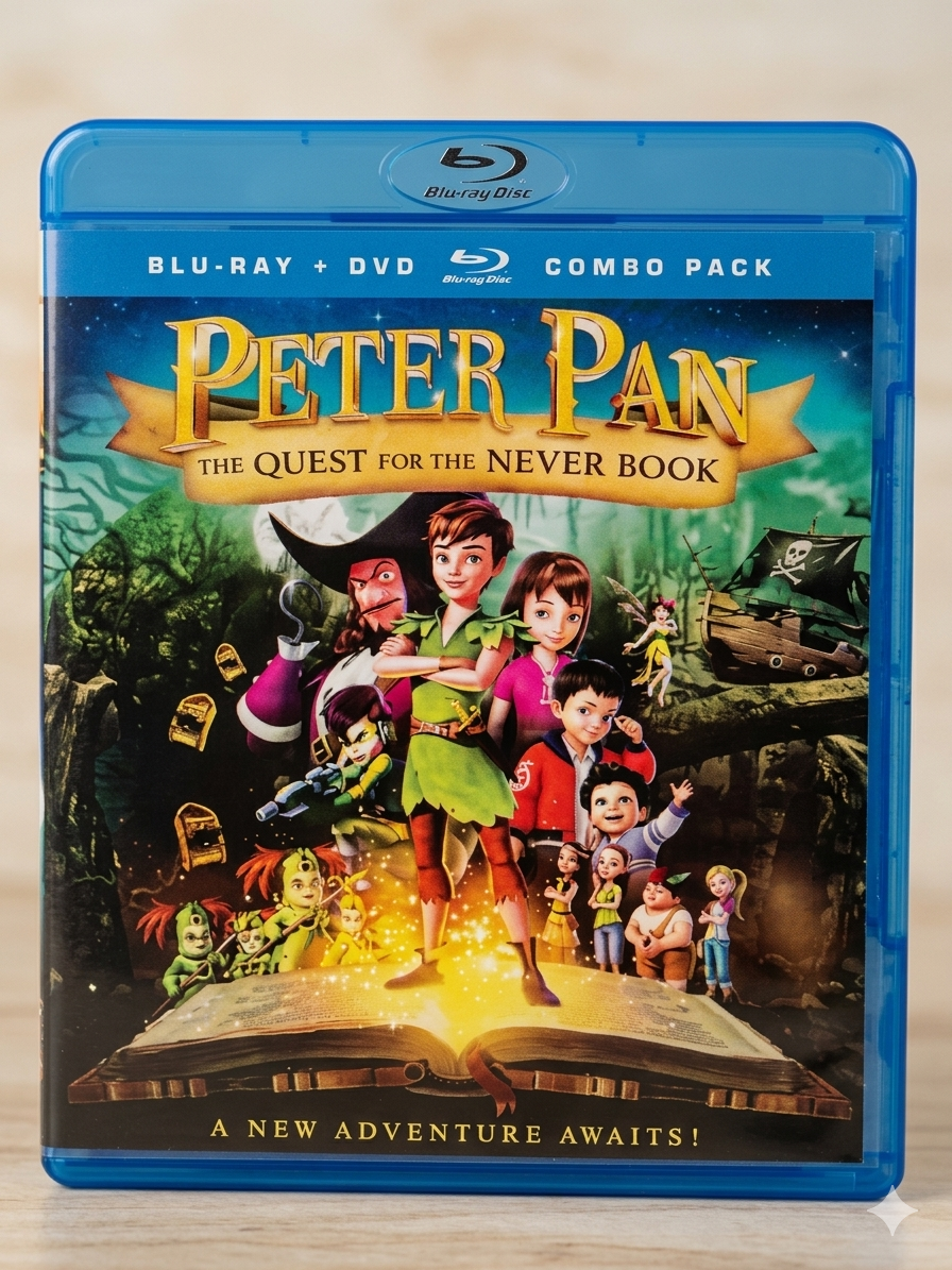 Peter Pan: The Quest for the Never Book (Blu-ray+DVD Combo Pack)