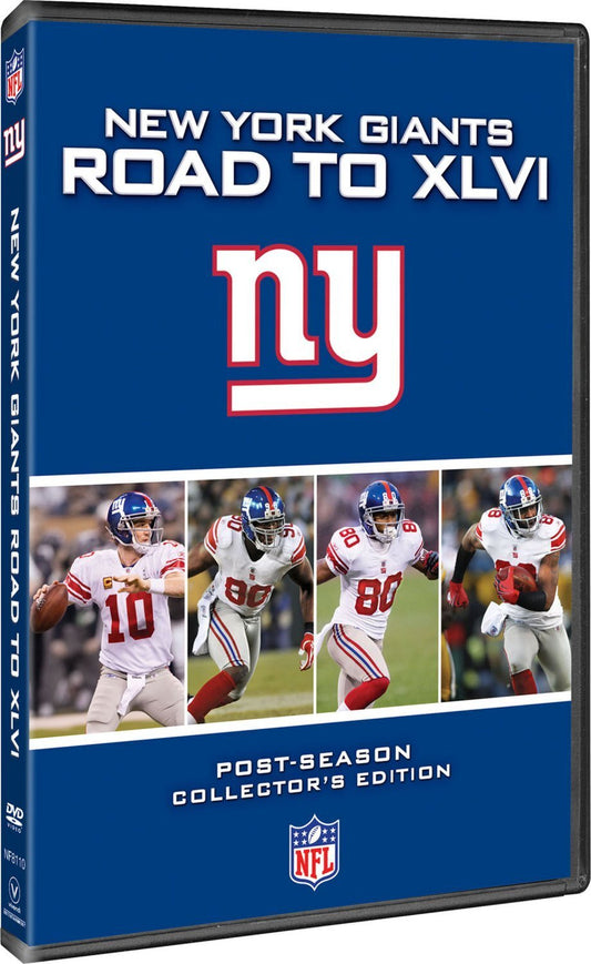 NFL- New York Giants - Road to XLVI (DVD) BRAND NEW!!! & SEALED!!