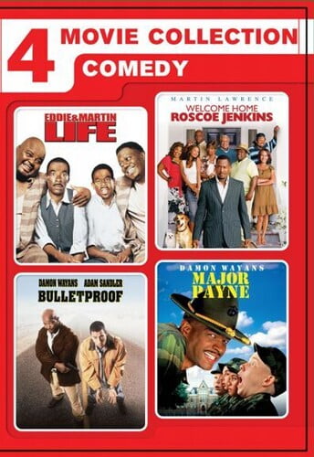 4 Movie Collection Comedy (Life/Welcome Home Roscoe Jenkins/MajorPayne) (DVD) (Walmart Exclusive)