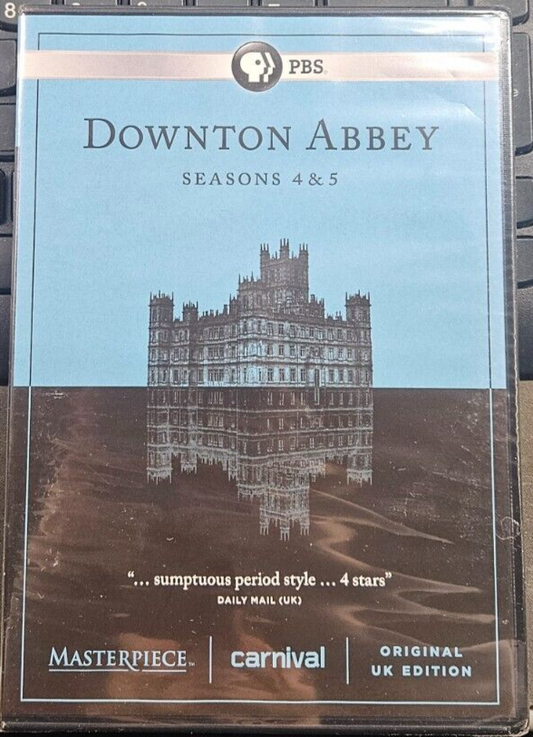 Masterpiece: Downton Abbey Seasons 4-5 DVD Original UK Edition BRAND NEW!!!