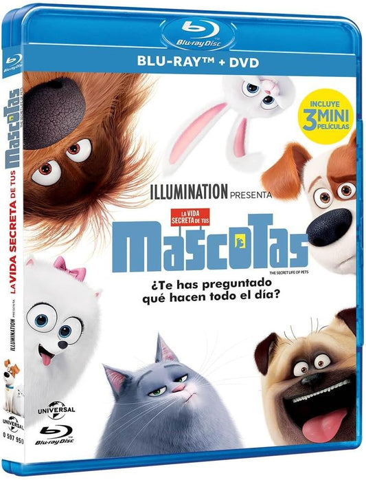 The Secret Life of Pets (Spanish Artwork) Blu-ray + DVD