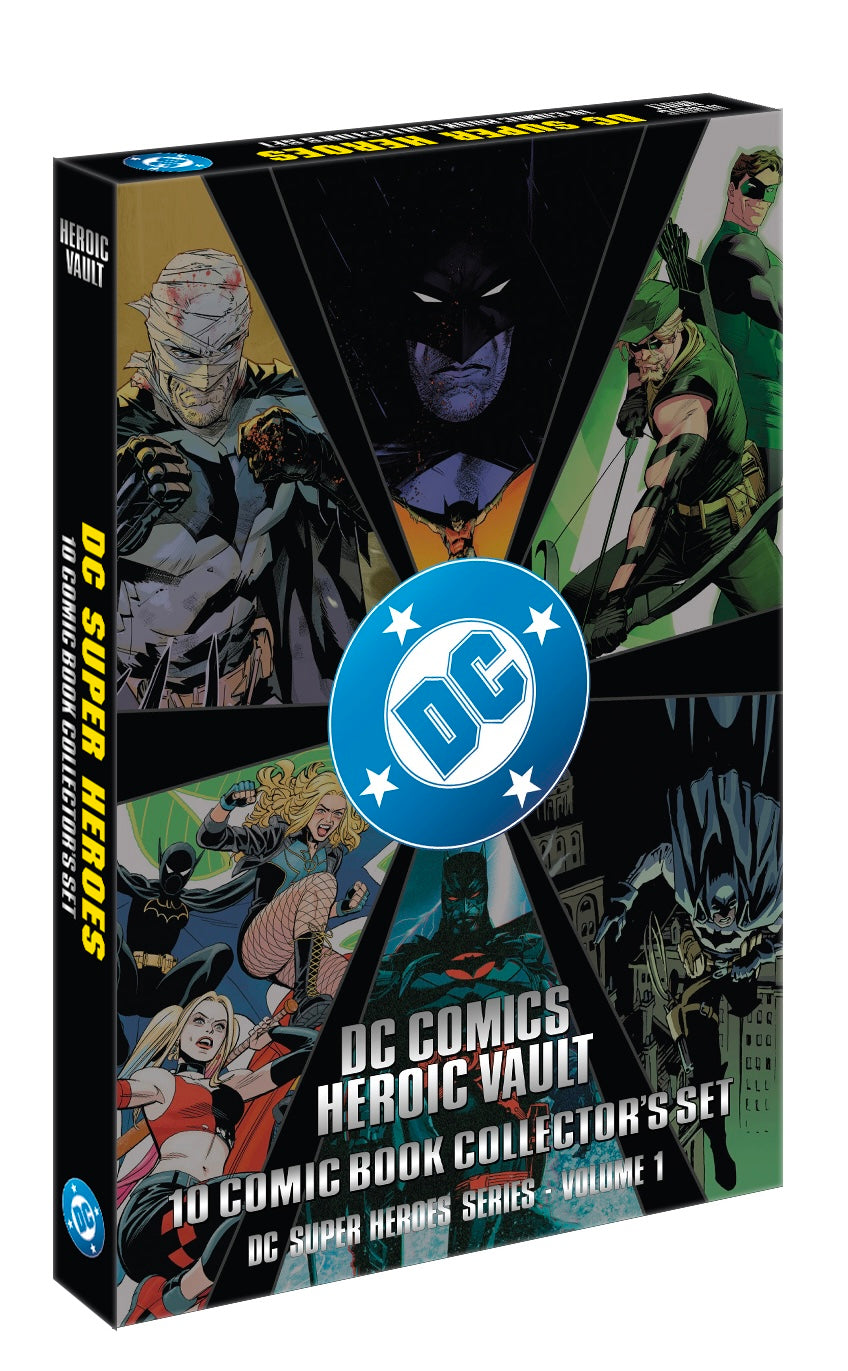 DC Comics Heroic Vault: DC Super Heroes Series Volume 1 - 10 Comic Book Limited Edition Collector’s Set (All #1 Issues)