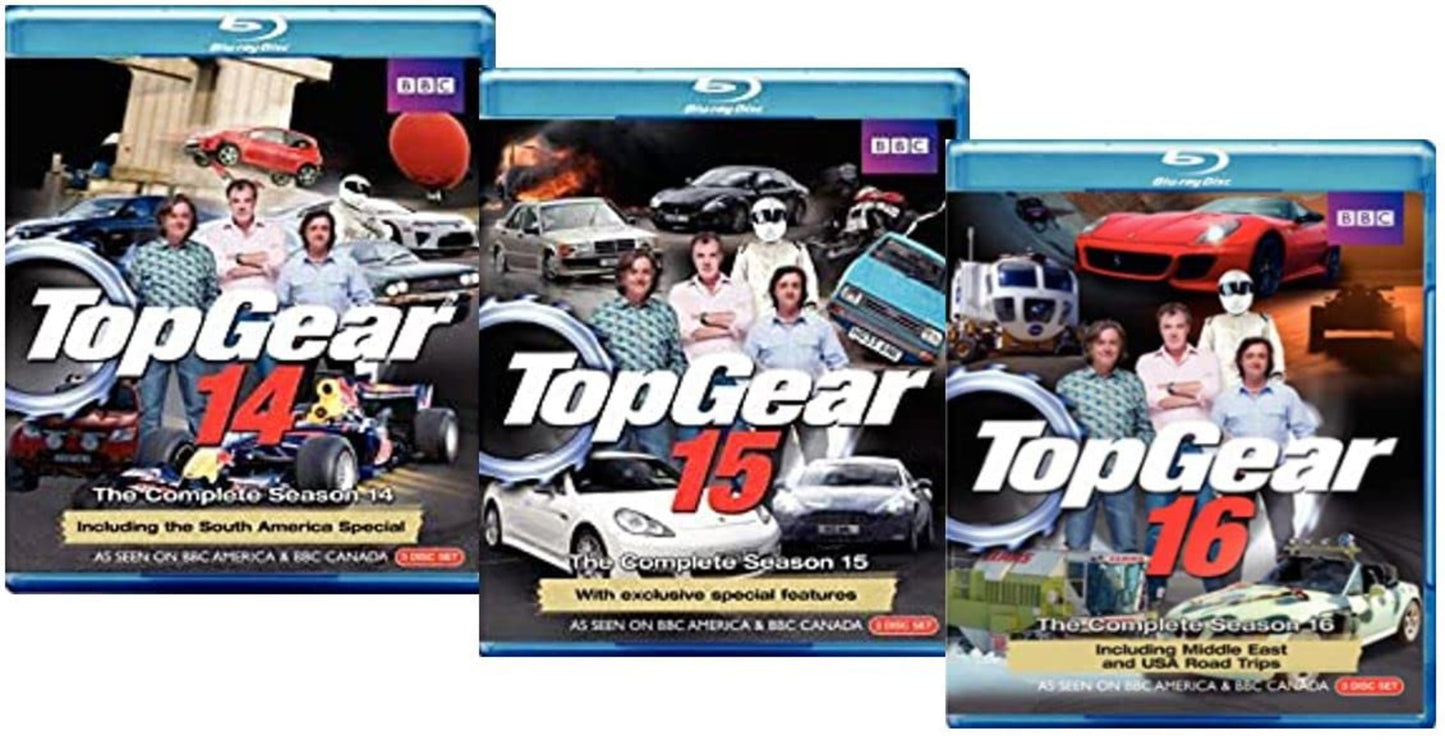 Top Gear 4-Volume BBC Video Blu-ray Collection: (Season 14/ Season 15/ Season 16)[UK Edition]