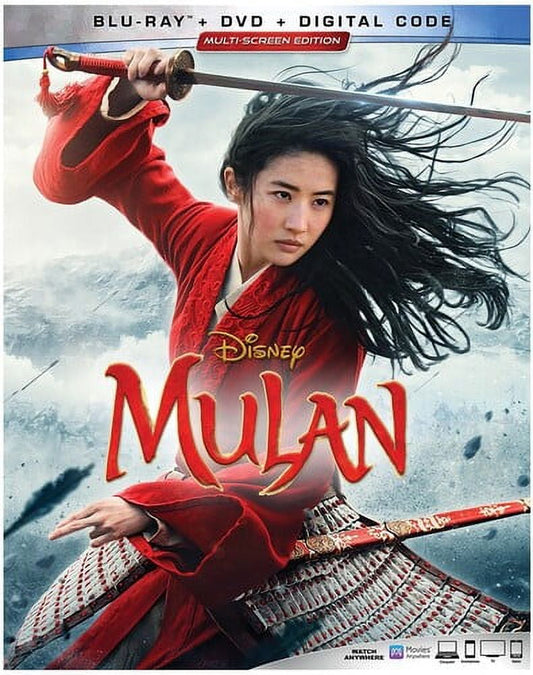 Mulan (Blu-ray + DVD + Digital Copy), Disney, Action & Adventure