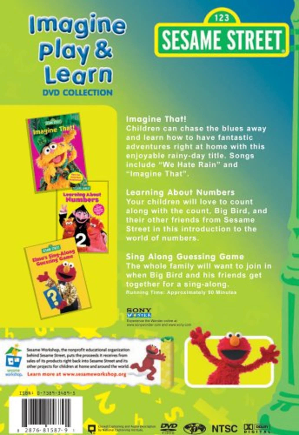 Sesame Street: Imagine, Play, and Learn Collection (DVD) BRAND NEW!!! & SEALED