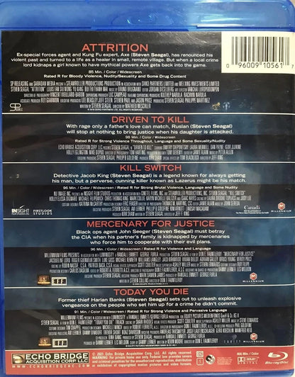 STEVEN SEAGAL 5-Film Collection (BLU-RAY) BRAND NEW!!! & SEALED!!!