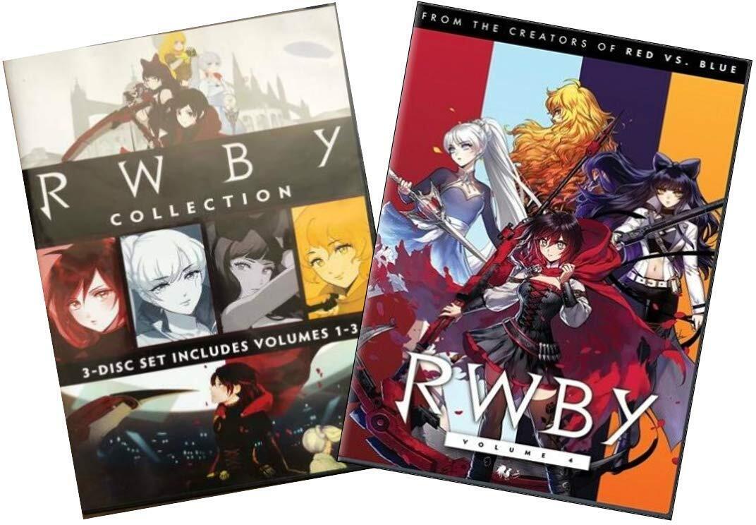 Ultimate RWBY Anime DVD Collection: Volumes 1-4 BRAND NEW!!!