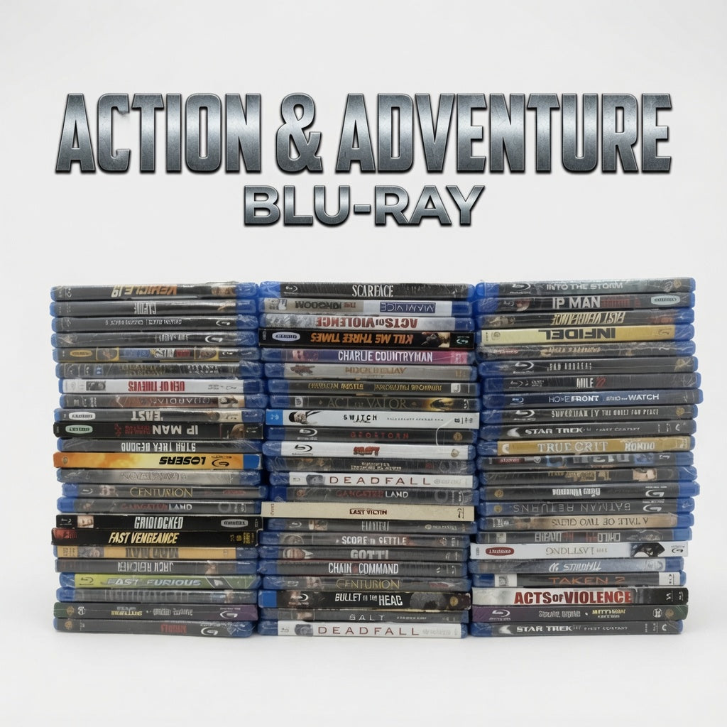 Brand New Mixed Movie Lot - Blu-ray & DVD – Pick Genre, Format, Quantity – Horror, Kids, Action, Comedy, Romance Assortments