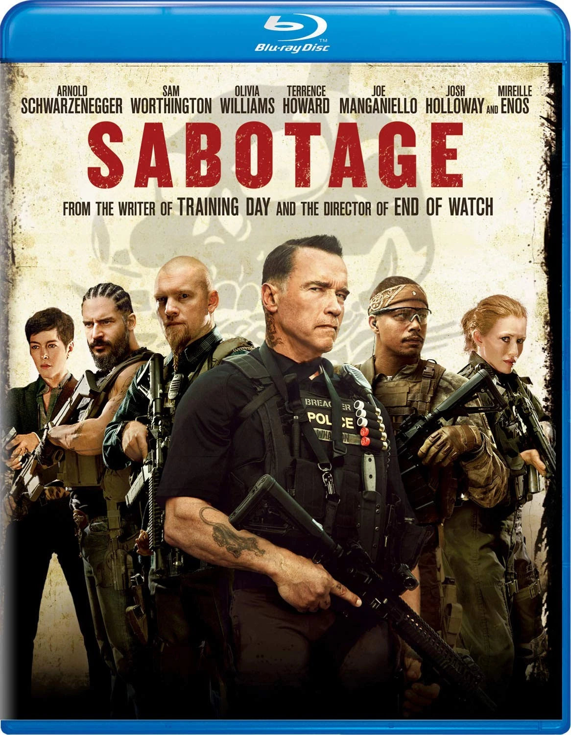 Sabotage [Blu-ray] BRAND NEW!!! & SEALED!!!