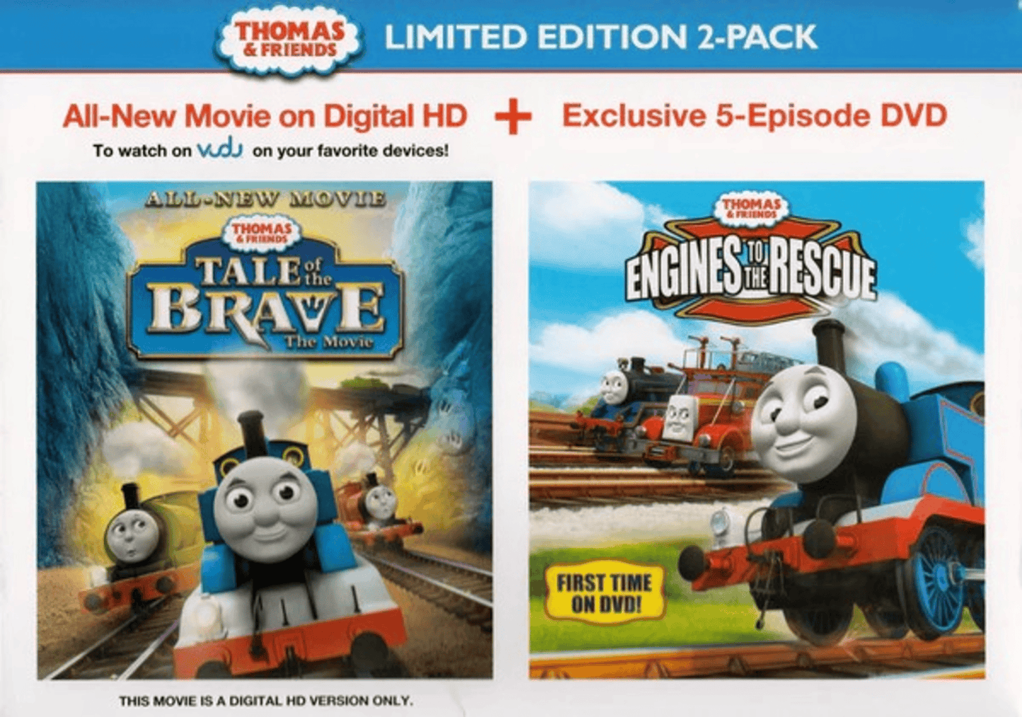 THOMAS & FRIENDS LIMITED EDITION 2-PACK (DVD) BRAND NEW!!!