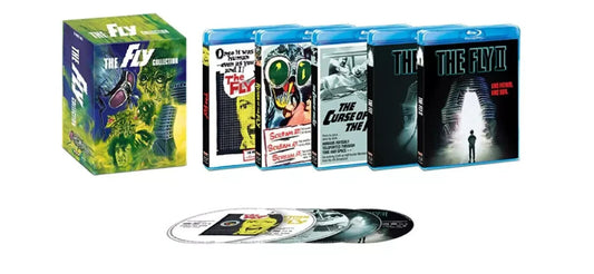 THE FLY-COMPLETE COLLECTION 1959-1989 Scream Factory 5 Film Blu-Ray Box NEW!!!