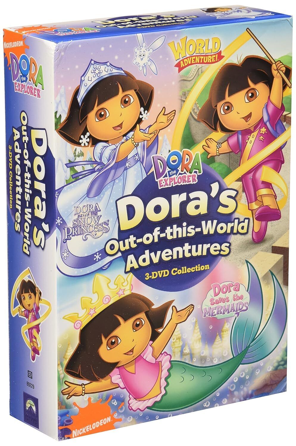 Dora the Explorer: Dora's Out-Of-This-World Adventures (DVD,3-DISC) BRAND NEW!!!