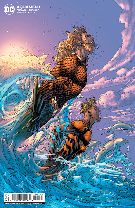 Aquamen #1 Cover F Jim Lee & Scott Williams Card Stock 1:25 Incentive Variant Cover