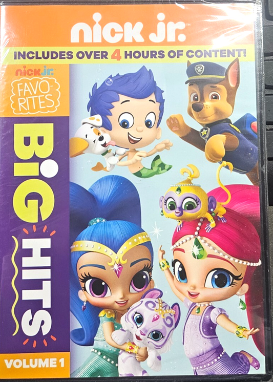Nick Jr Favorites Big Hits Volume 1 (DVD) BRAND NEW!!! & SEALED!!!