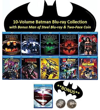 Batman Blu-ray Collection: Batman Anthology / Batman v Superman / Lego Batman Movie / Batman Ninja / Batman: The Killing Joke / Lego Batman: Super Heroes Unite / Lego Batman: Family Matters