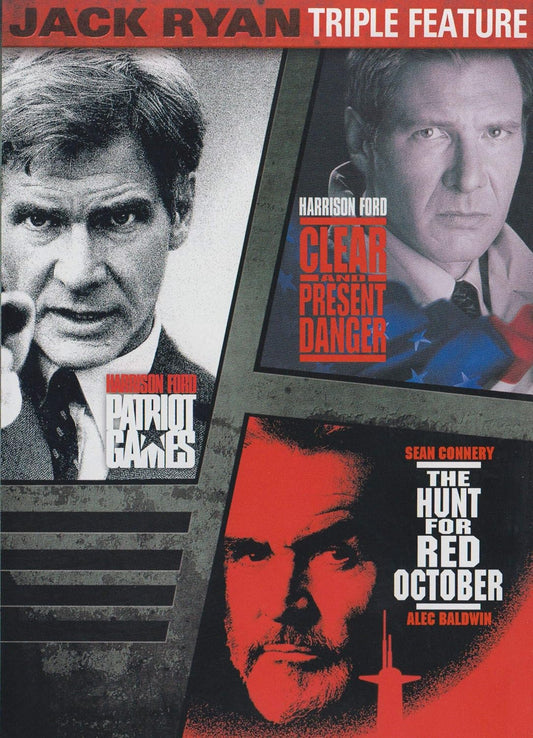 Jack Ryan Triple Feature (The Hunt for Red October / Patriot Games / Clear and Present Danger) (DVD)