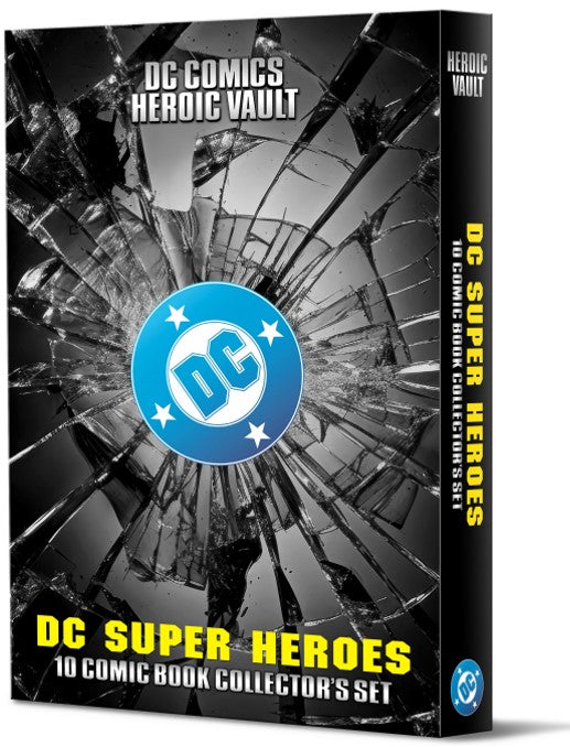 DC Comics Heroic Vault: Super Heroes - 10 Comic Book Limited Edition Collector’s Set (All #1 Issues)