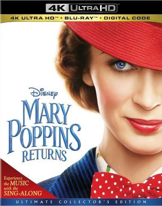 Mary Poppins Returns (4K Ultra HD + Blu-ray + Digital Code) NEW!!!