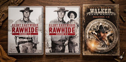 Rawhide (Seasons 1-6 ) , Walker Texas Ranger (Seasons 1-3 )(DVD )