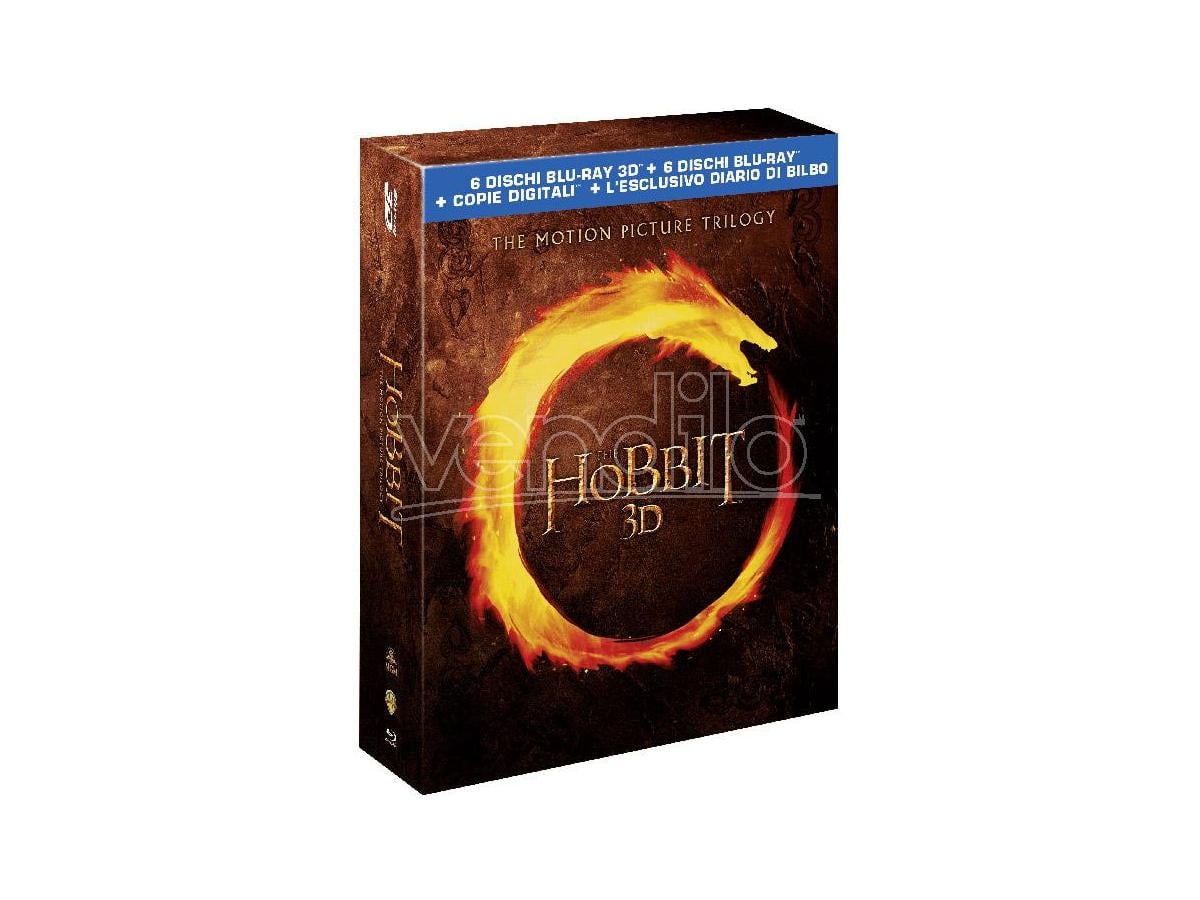 The Hobbit Trilogy 3D - 12-Disc Boxset ( The Hobbit: An Unexpected Journey / The Hobbit: The Desolation of Smaug / The Hobbit: The Battle of the Five Armies ) (3D [ Blu-Ray, Reg.A/B/C Import - Italy ]