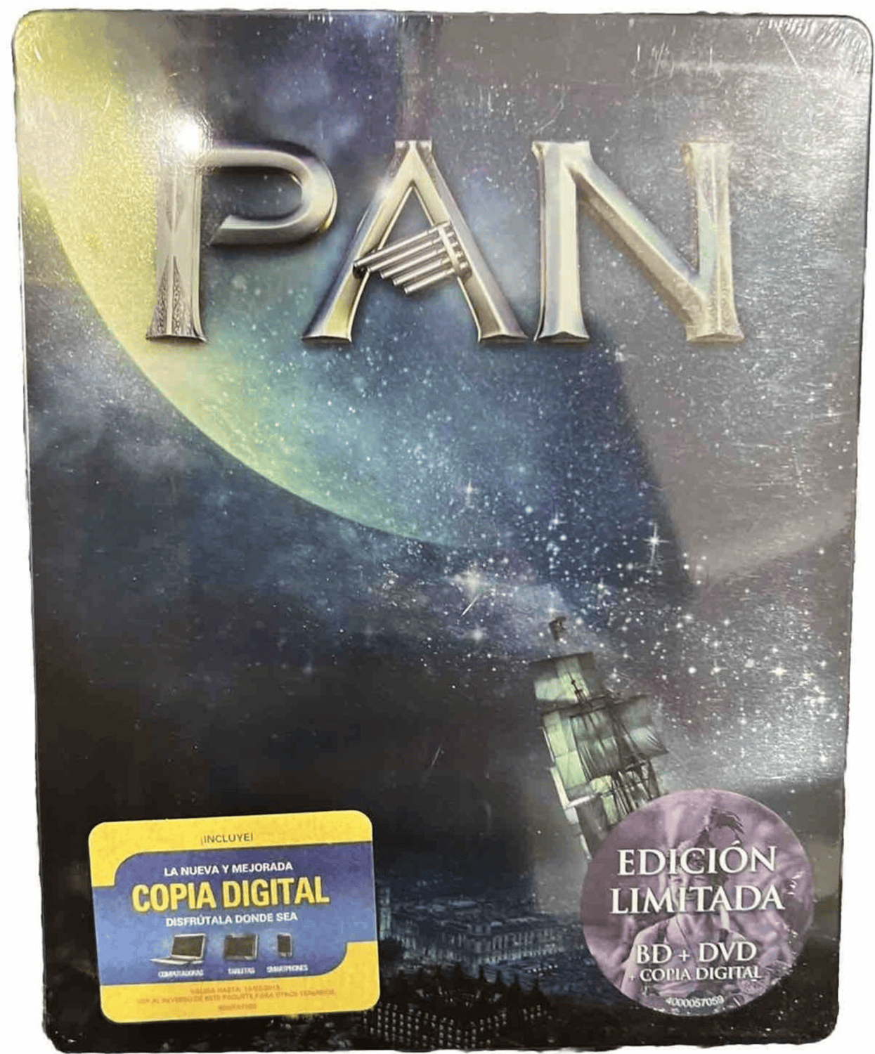 Pan Movie - Limited Steel-book Edition [Blu-ray] BRAND NEW!!!