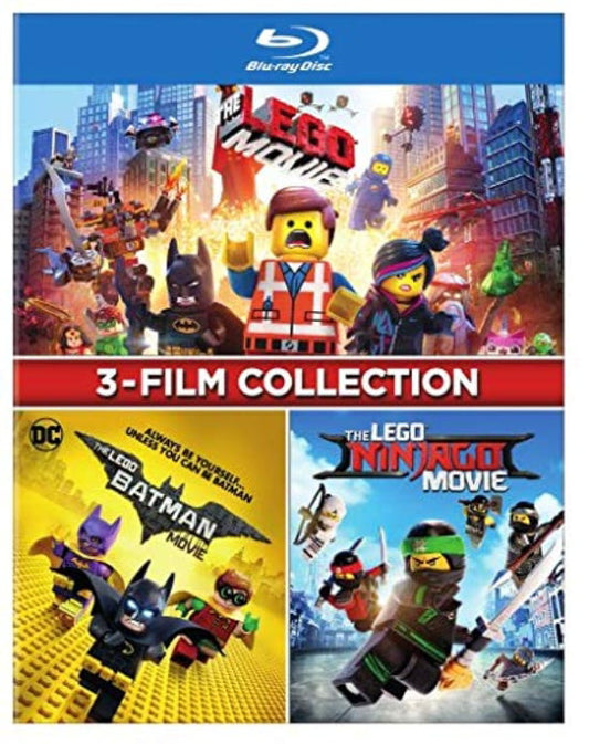 The LEGO Movie, The LEGO Ninjago Movie, & The LEGO Batman Movie Triple Feature (Blu-ray)
