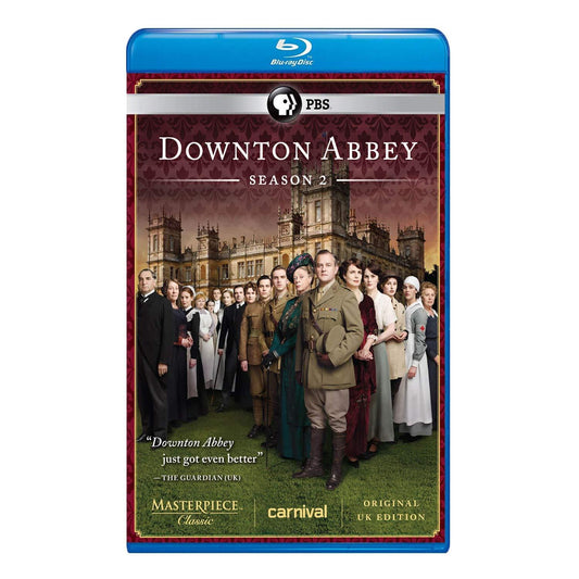 PBS DOWNTON ABBEY SEASON 2 (BLU-RAY) BRAND NEW!!! & SEALED!!!