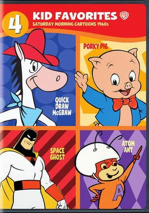 4 KID FAVORITES-SATURDAY MORNING CARTOONS-1960S (DVD)