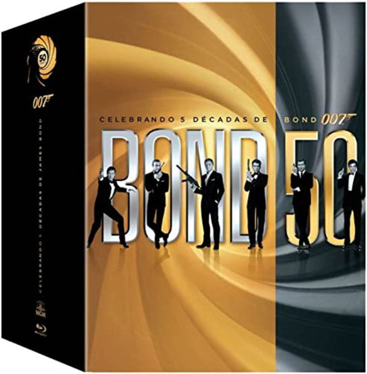 Bond 50th Anniversary 23-Movie Collection [Spanish Artwork] (Blu-Ray)