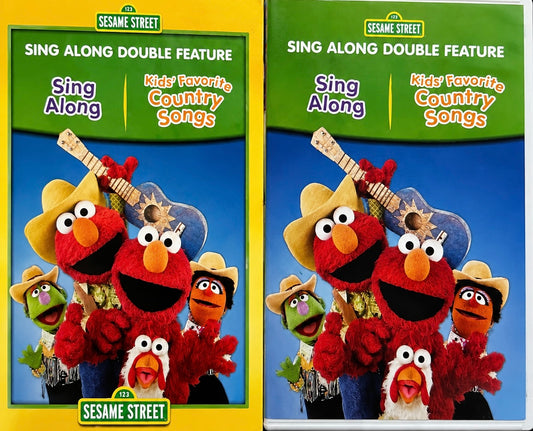 Sesame Street: Sing Along Double Feature (Sing Along/Country Songs) (DVD) NEW!!