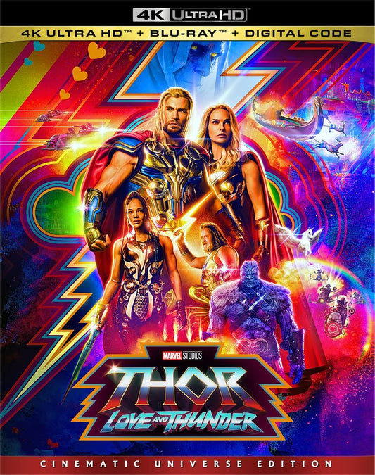 Thor: Love and Thunder [4K Ultra HD + Blu-ray + Digital Code] BRAND NEW!!!!