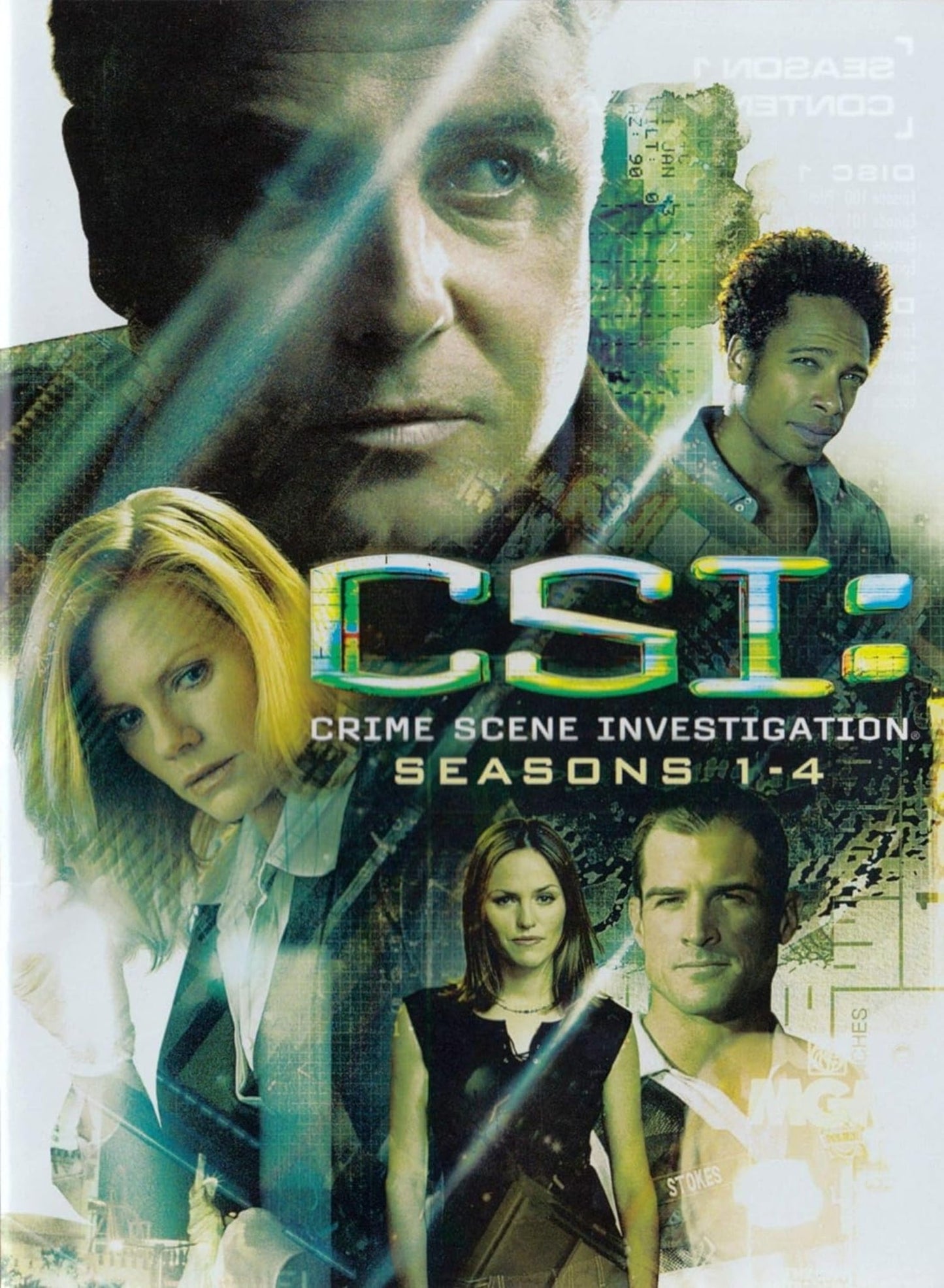 CSI: CRIME SCENE INVESTIGATION ( SEASONS 1 - 4) (DVD) NEW!!!!