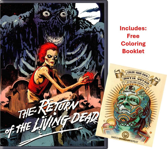 The Return of the Living Dead 1984 Movie - MGM [DVD] WITH COLORING BOOK!!!