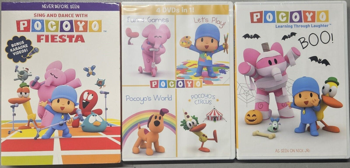 ULTIMATE POCOYO NICK JR 6 MOVIE LEARNING & EDUCATIONAL DVD SET