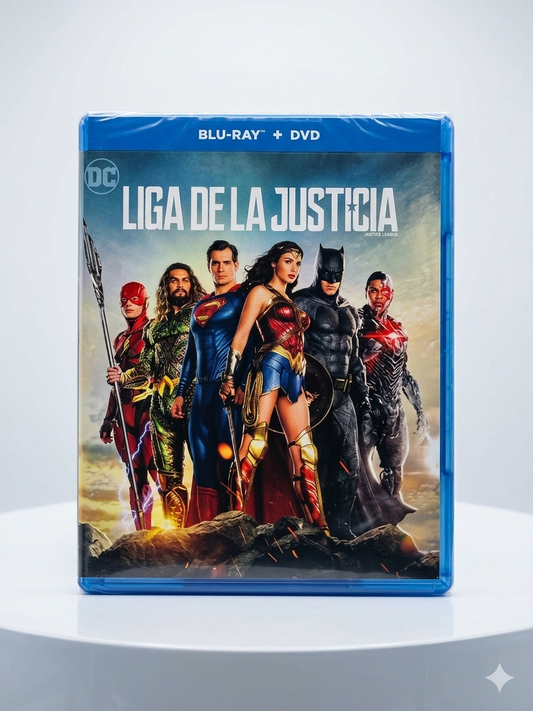 Justice League - Spanish Artwork (Blu-ray + DVD) Brand New!!
