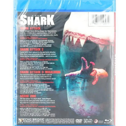 Shark Collection 4-Film (Blu-Ray) Shark Attack BRAND NEW!!! & SEALED!!!