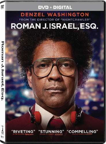 ROMAN J. ISRAEL, ESQ (DVD + DIGITAL) NEW!!!