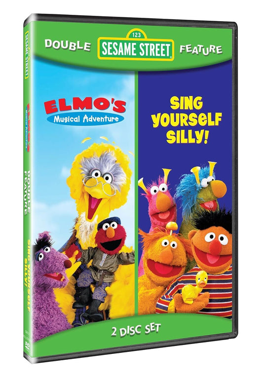 Sesame Street - Sing Yourself Silly / Elmo's Musical Adventure (DVD) BRAND NEW!!